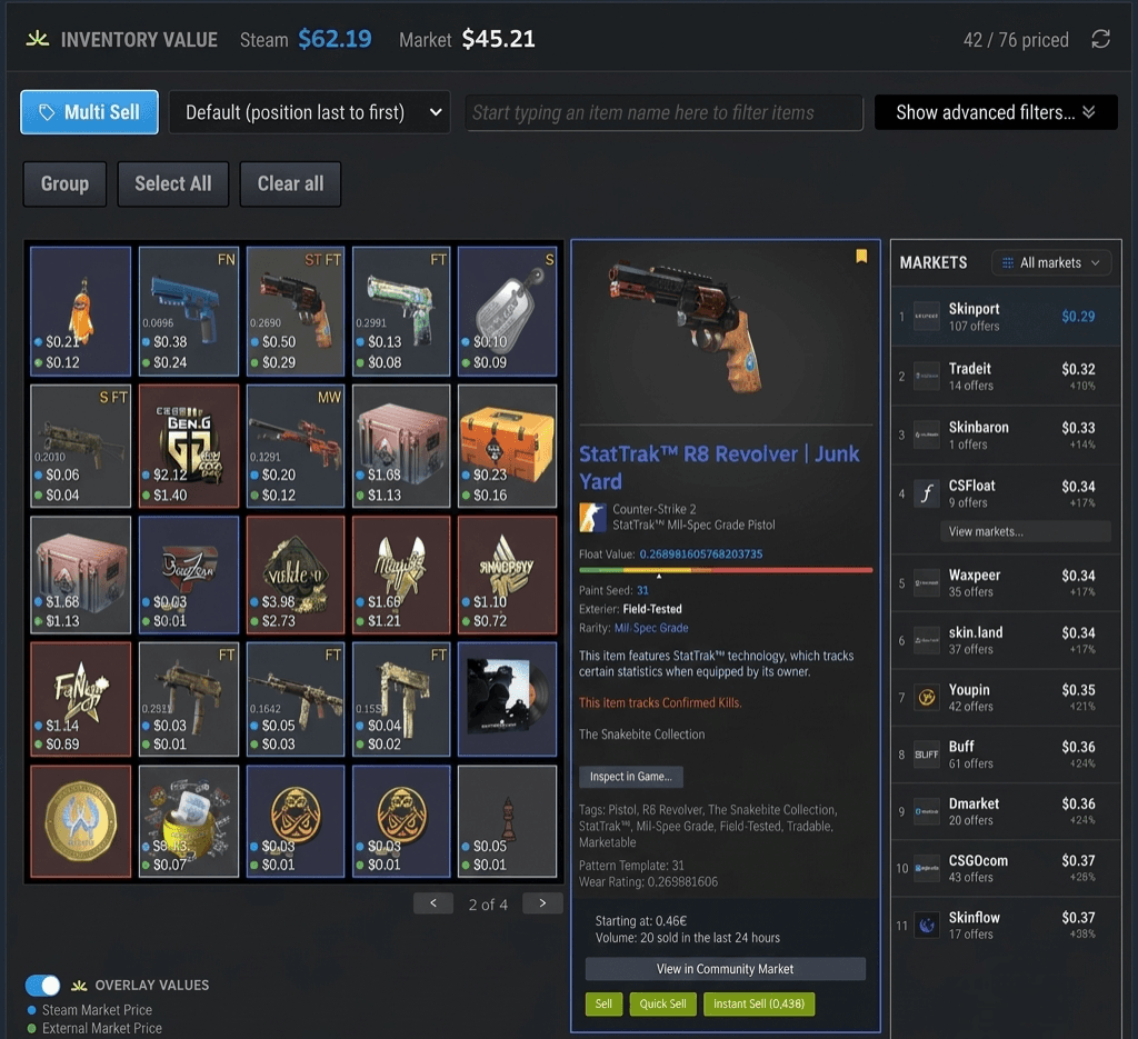 Steam 库存